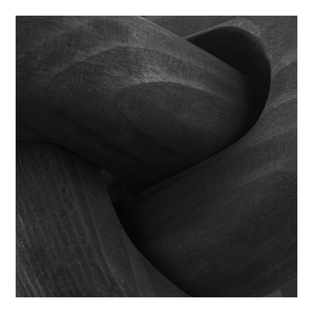 Abstract Knotted Wood Decorative Object