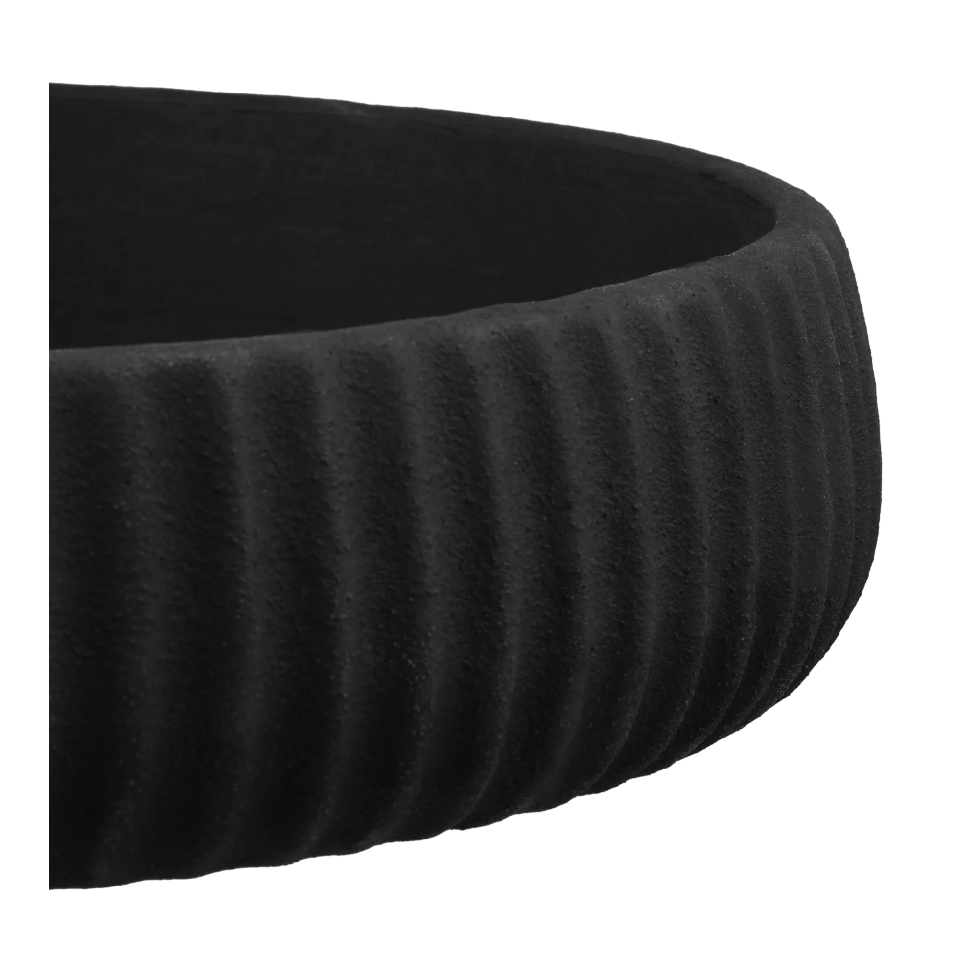 Black Ceramic Bowl