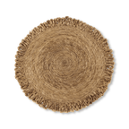 Round Natural Fiber Placemat