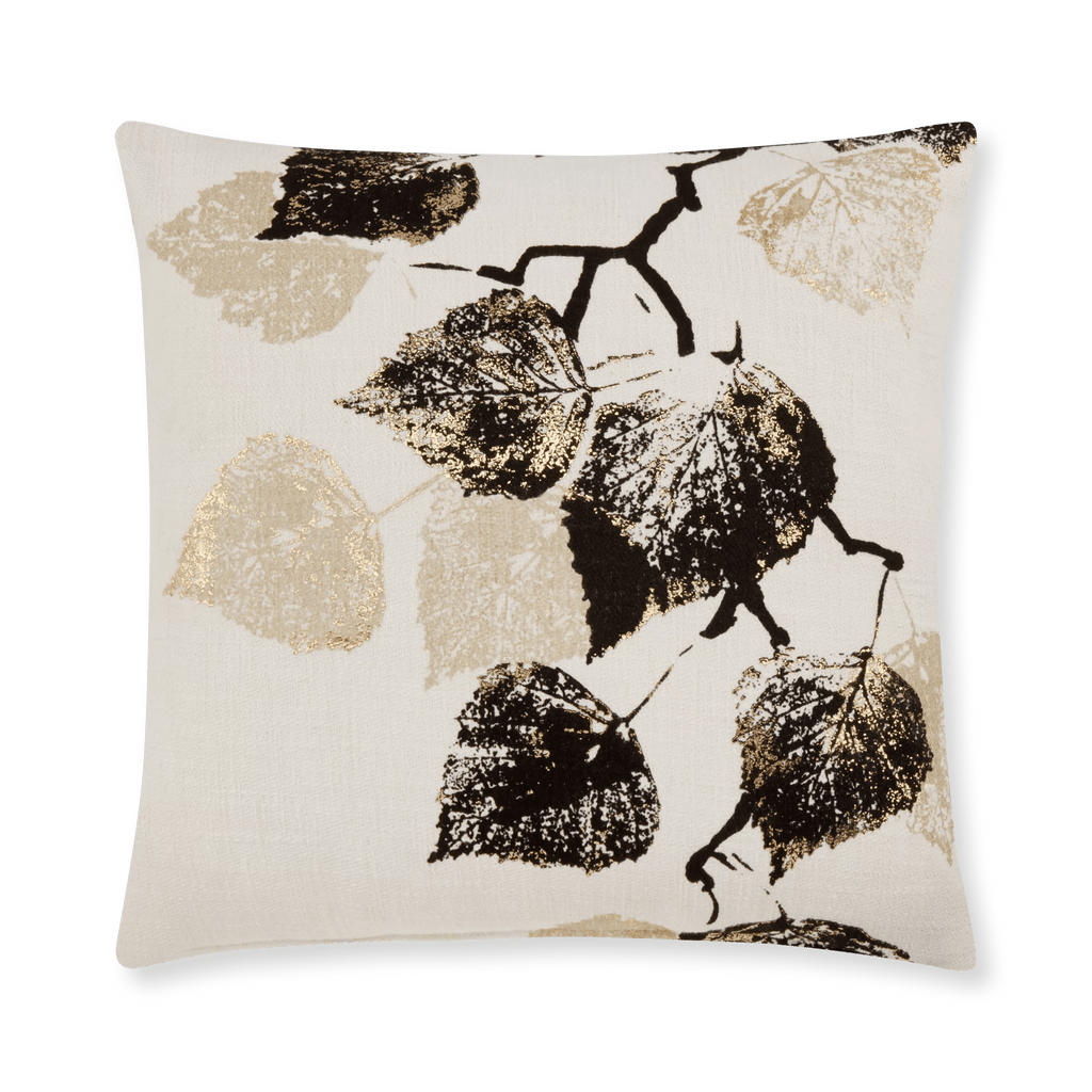 Novak Throw Pillow with Foil Embellishment