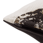 Novak Throw Pillow with Foil Embellishment