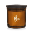 Bouclair Green Tea Candle with Wooden Lid