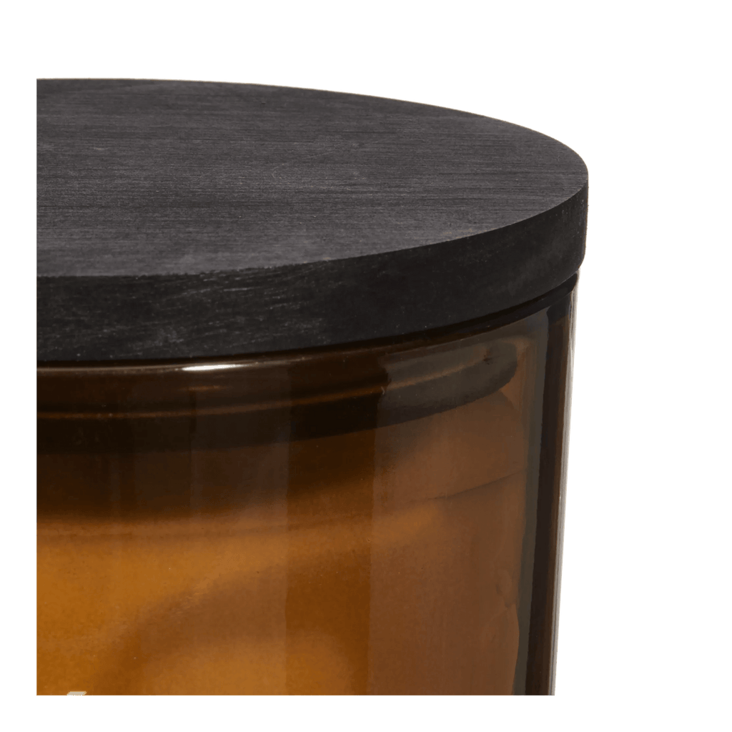 Bouclair Green Tea Candle with Wooden Lid