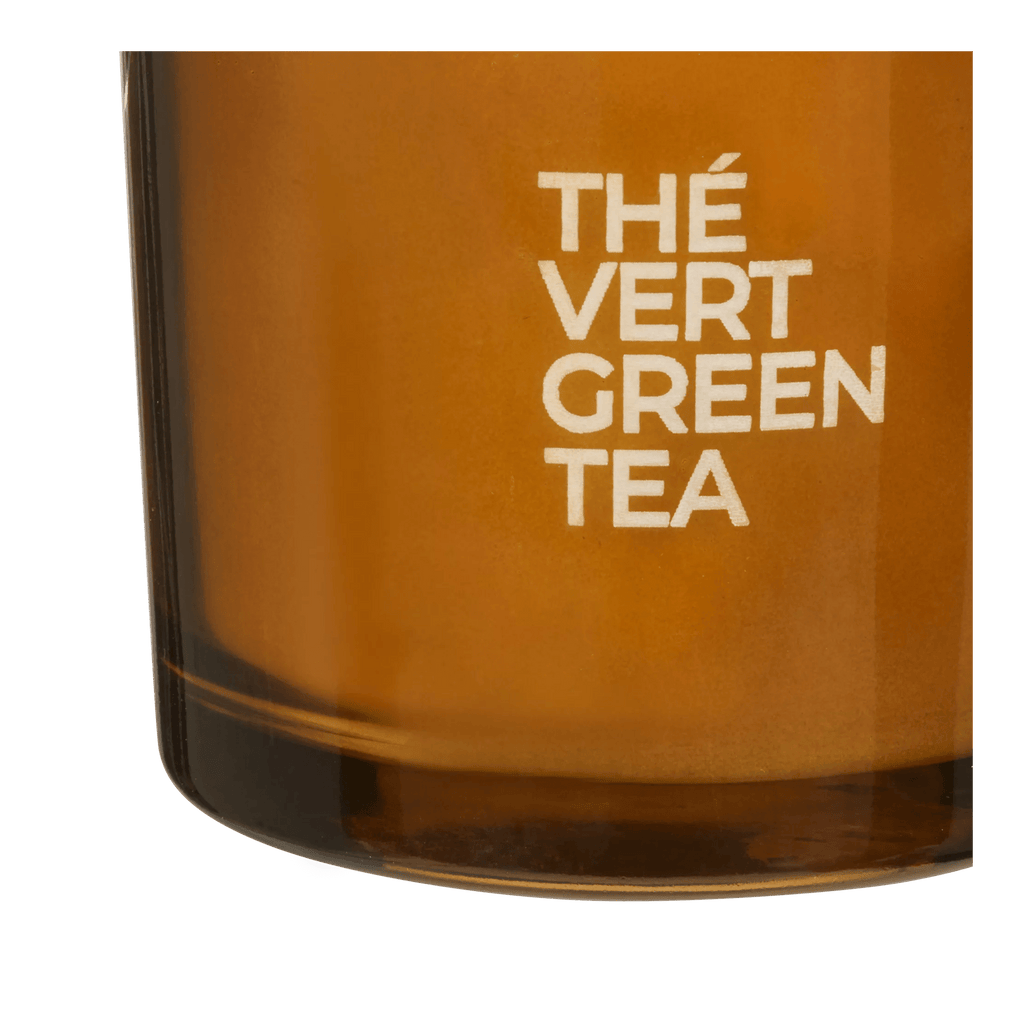 Bouclair Green Tea Candle with Wooden Lid