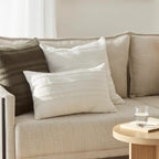 White Lindy Decorative Pillow