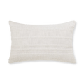 White Lindy Lumbar Decorative Pillow