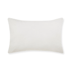 White Lindy Lumbar Decorative Pillow