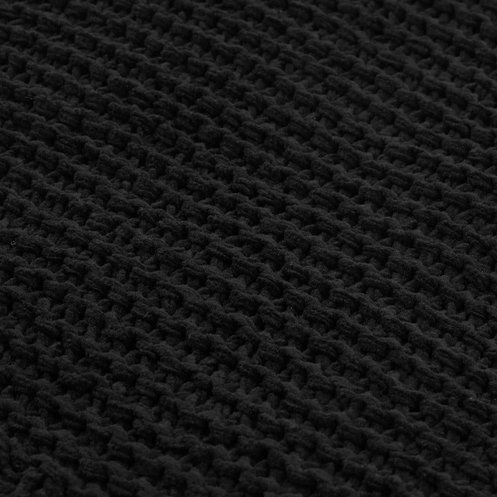 Black Lonny Woven Throw