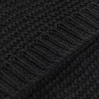 Black Lonny Woven Throw