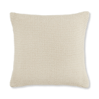 White Lonny Knit Throw Pillow