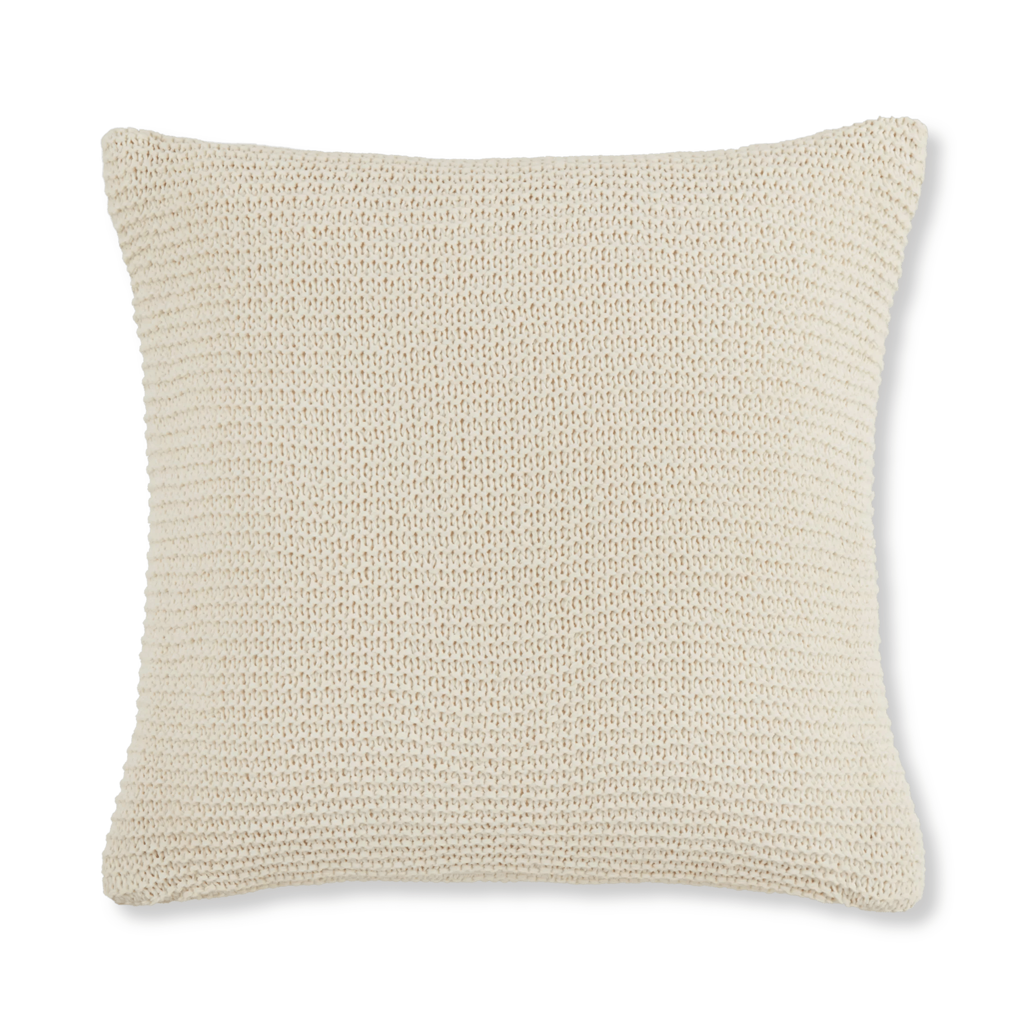 White Lonny Knit Throw Pillow