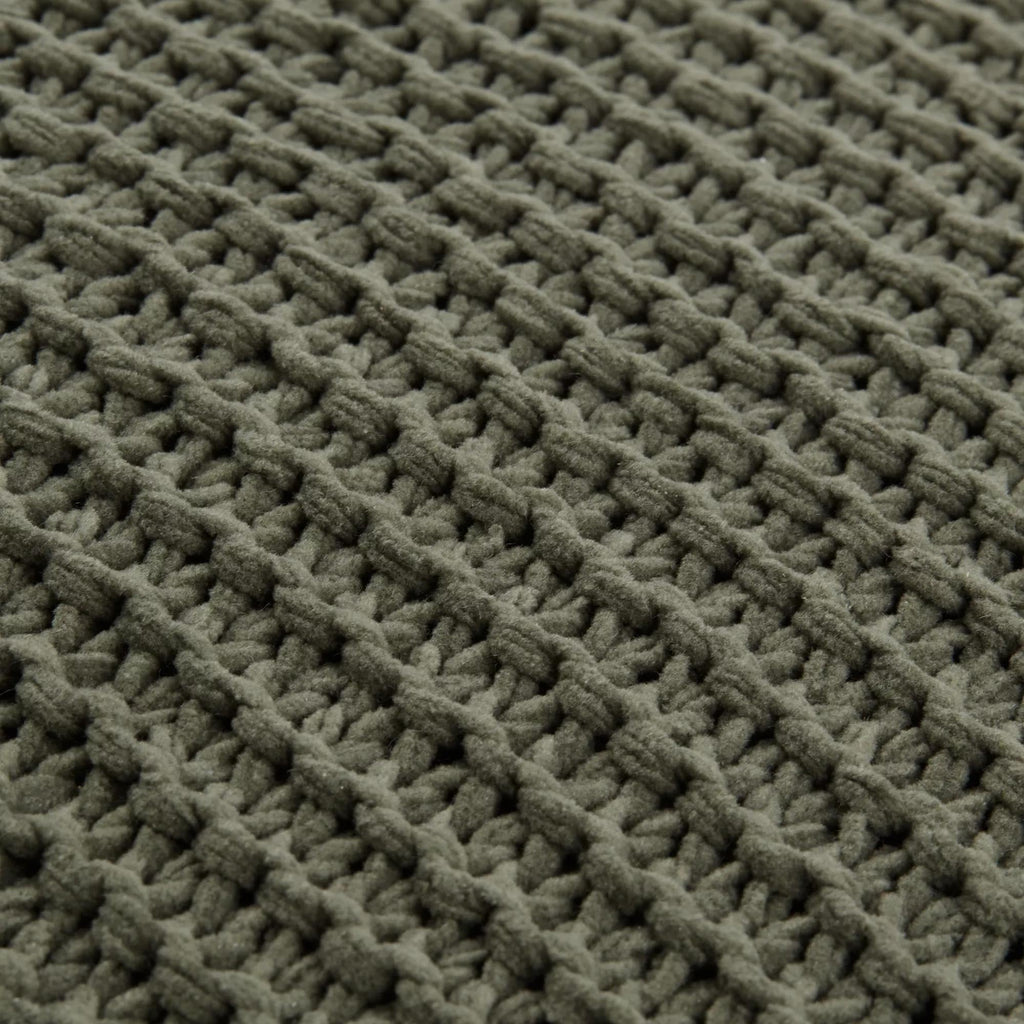 Green Lonny Knit Throw Pillow