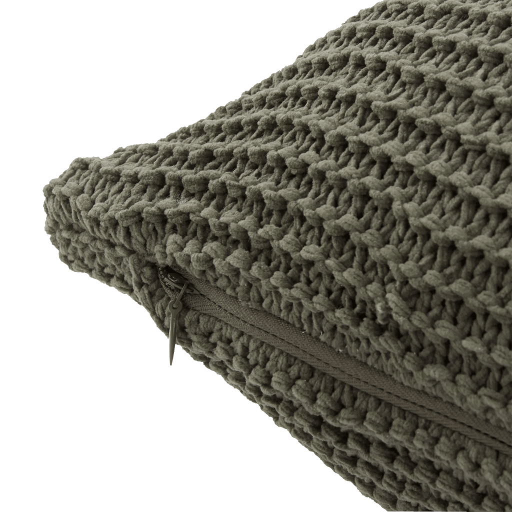 Green Lonny Knit Throw Pillow