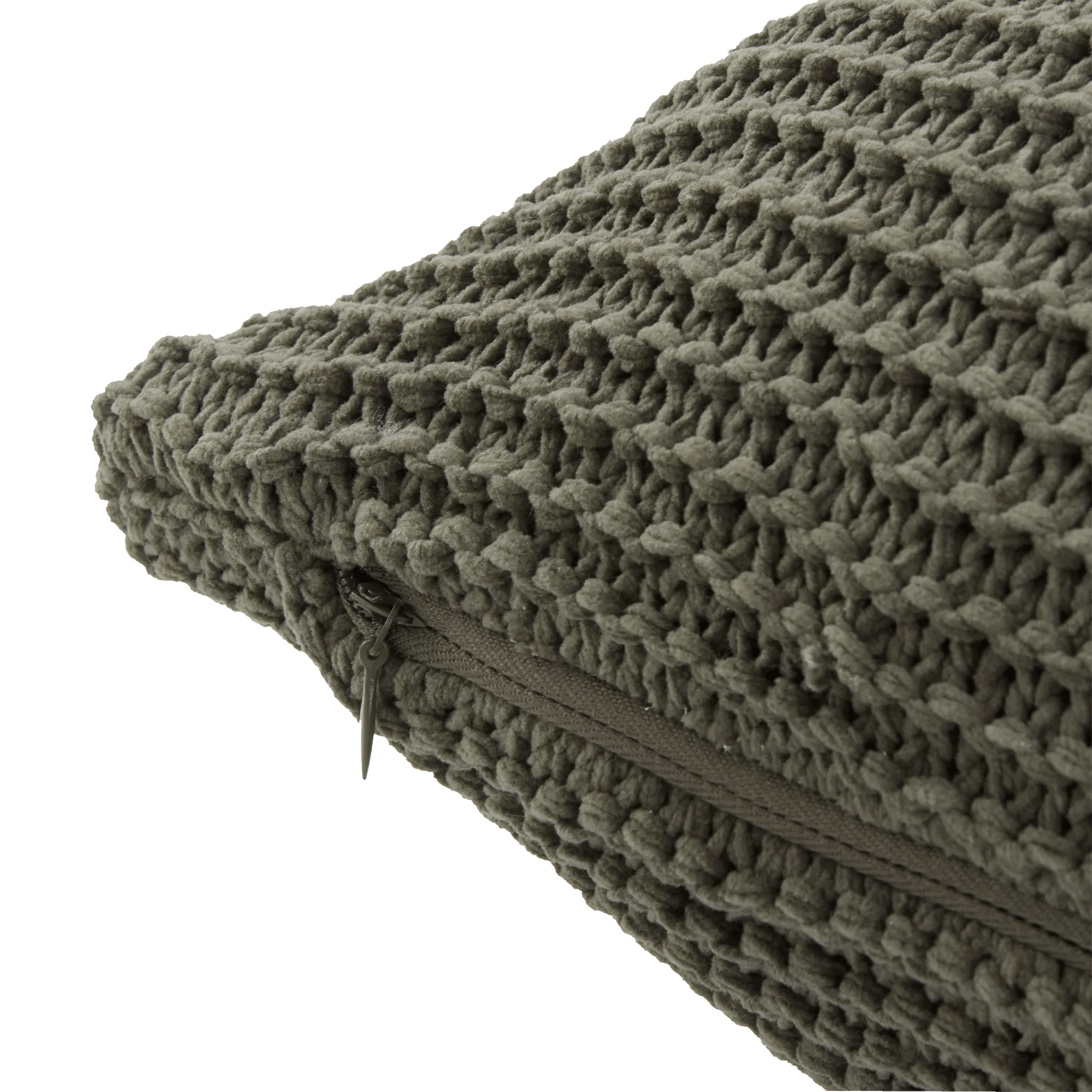 Green Lonny Knit Throw Pillow