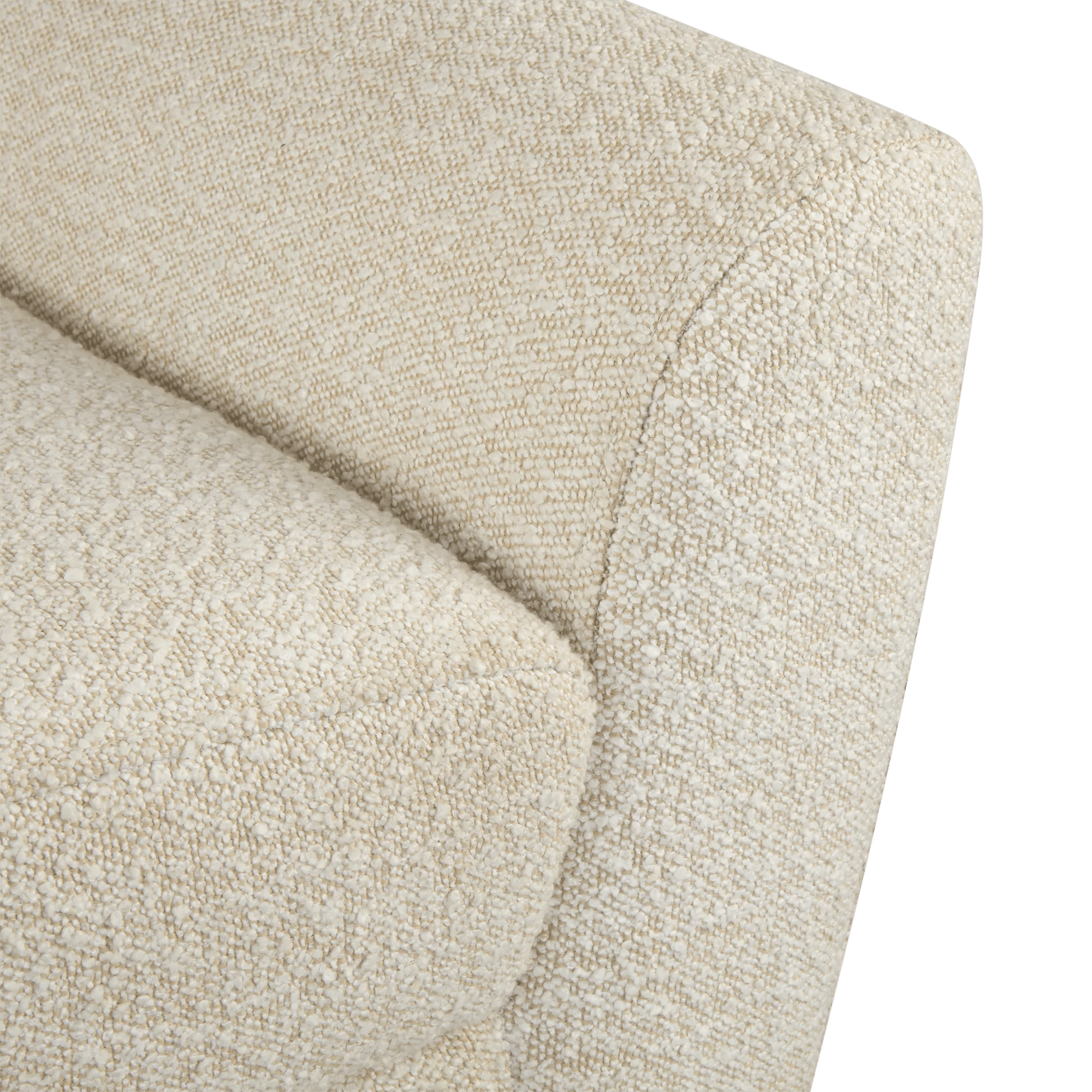 Fabric and Wood Bench