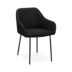 Fabric and Metal Dining Chair