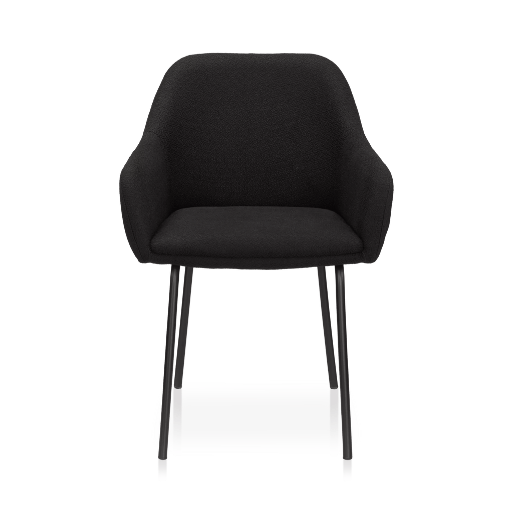 Fabric and Metal Dining Chair