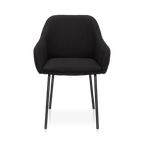 Fabric and Metal Dining Chair