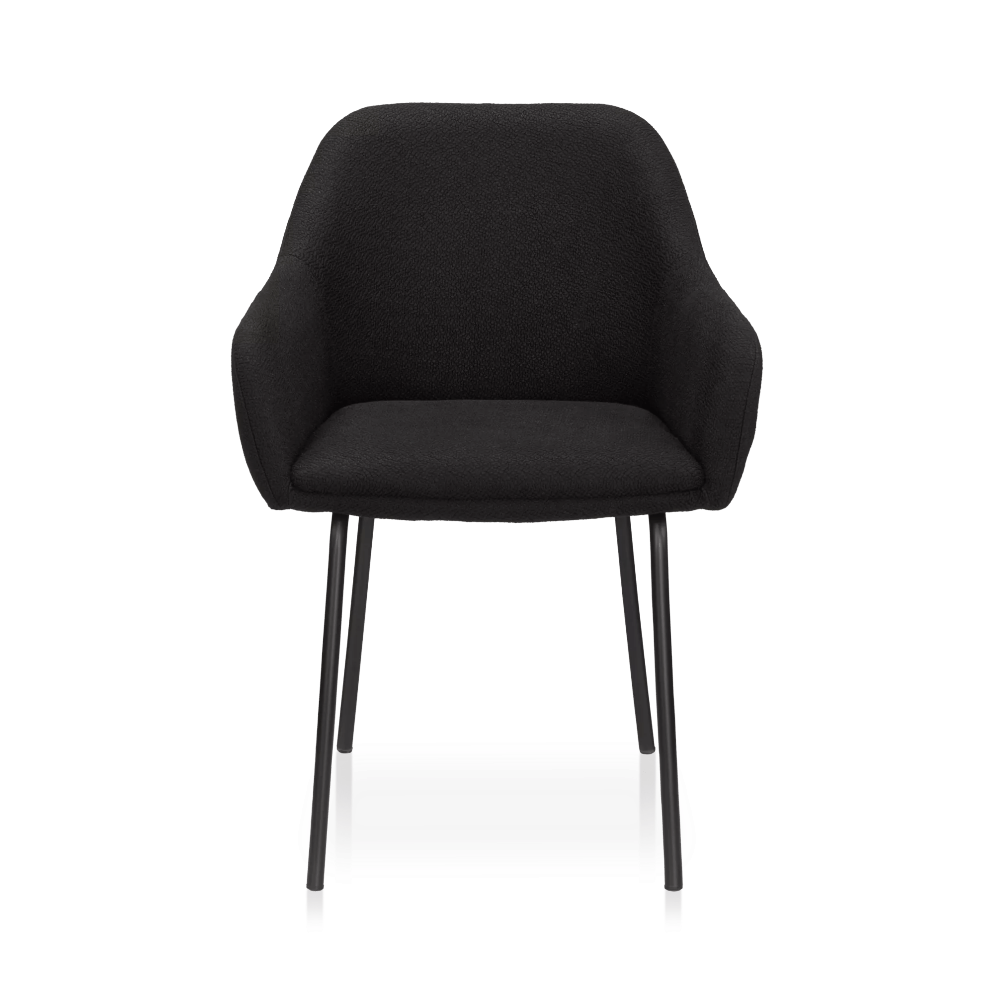 Fabric and Metal Dining Chair