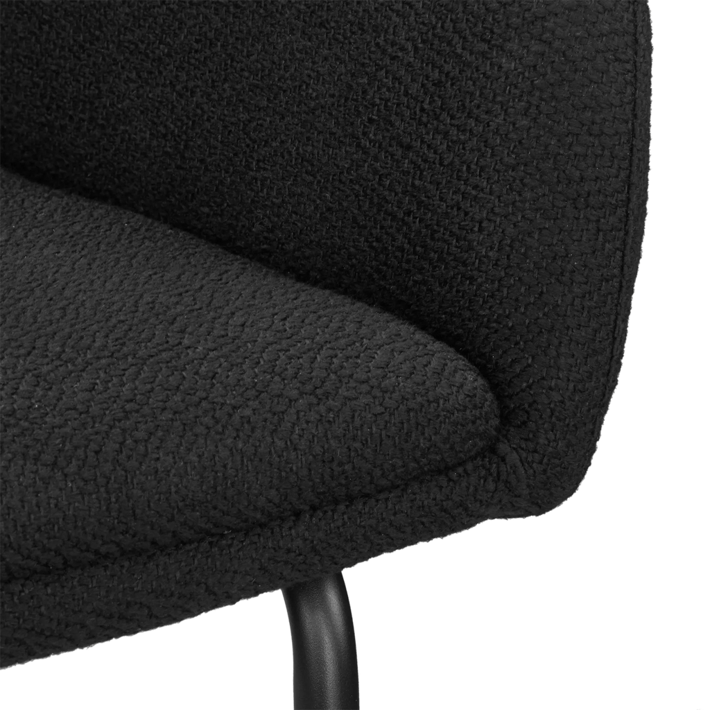 Fabric and Metal Dining Chair