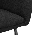 Fabric and Metal Dining Chair