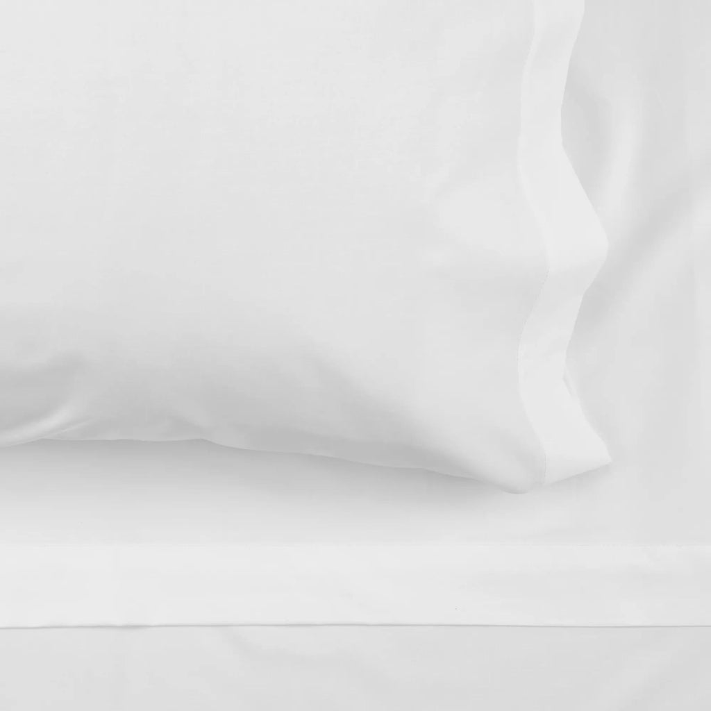 White 4-Piece Bamboo Sheet Set