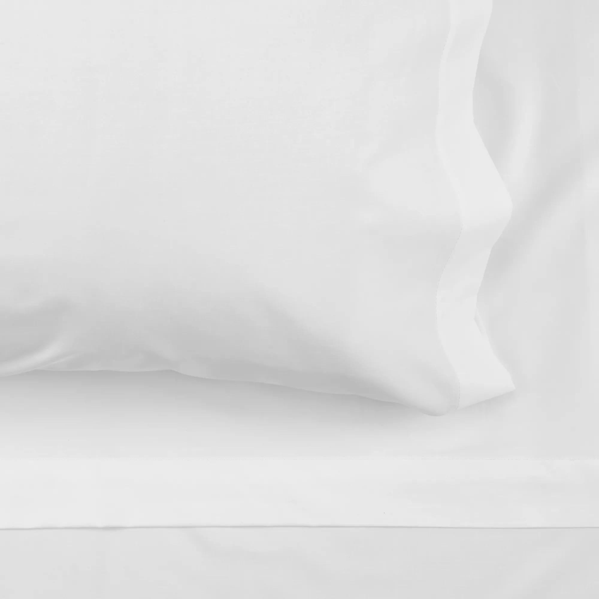 White 4-Piece Bamboo Sheet Set