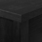Black Veneer 3-Drawer Console