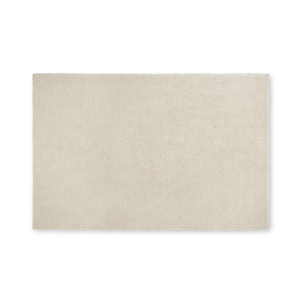 White Landric Polyester Rug