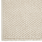 White Landric Polyester Rug