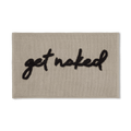 Get Naked Typography Bath Mat
