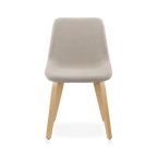 Fabric and Wood Dining Chair