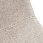 Fabric and Wood Dining Chair