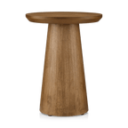 Mango Wood Hourglass Side Table