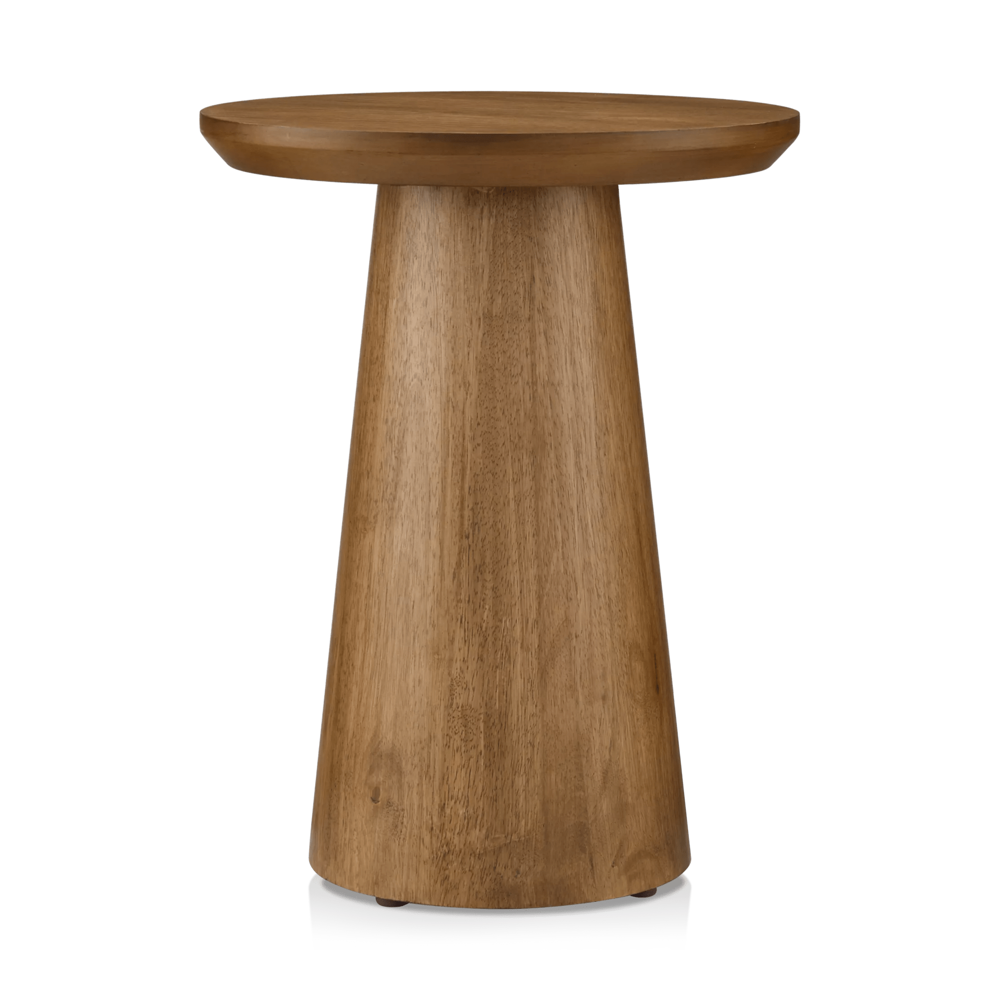 Mango Wood Hourglass Side Table