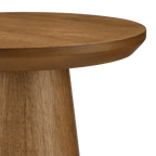 Mango Wood Hourglass Side Table