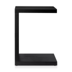 Black Wood Side Table