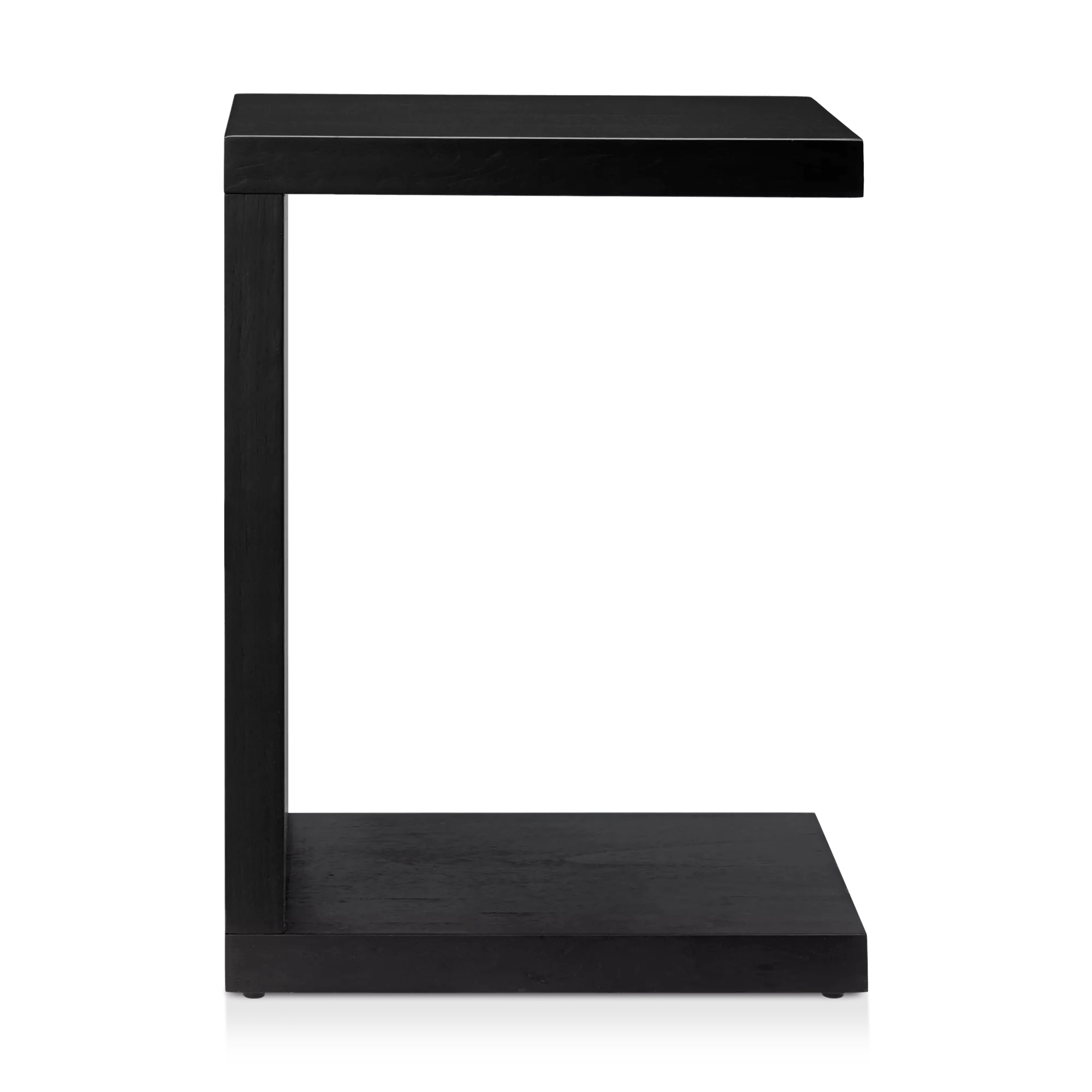 Black Wood Side Table