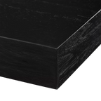 Black Wood Side Table