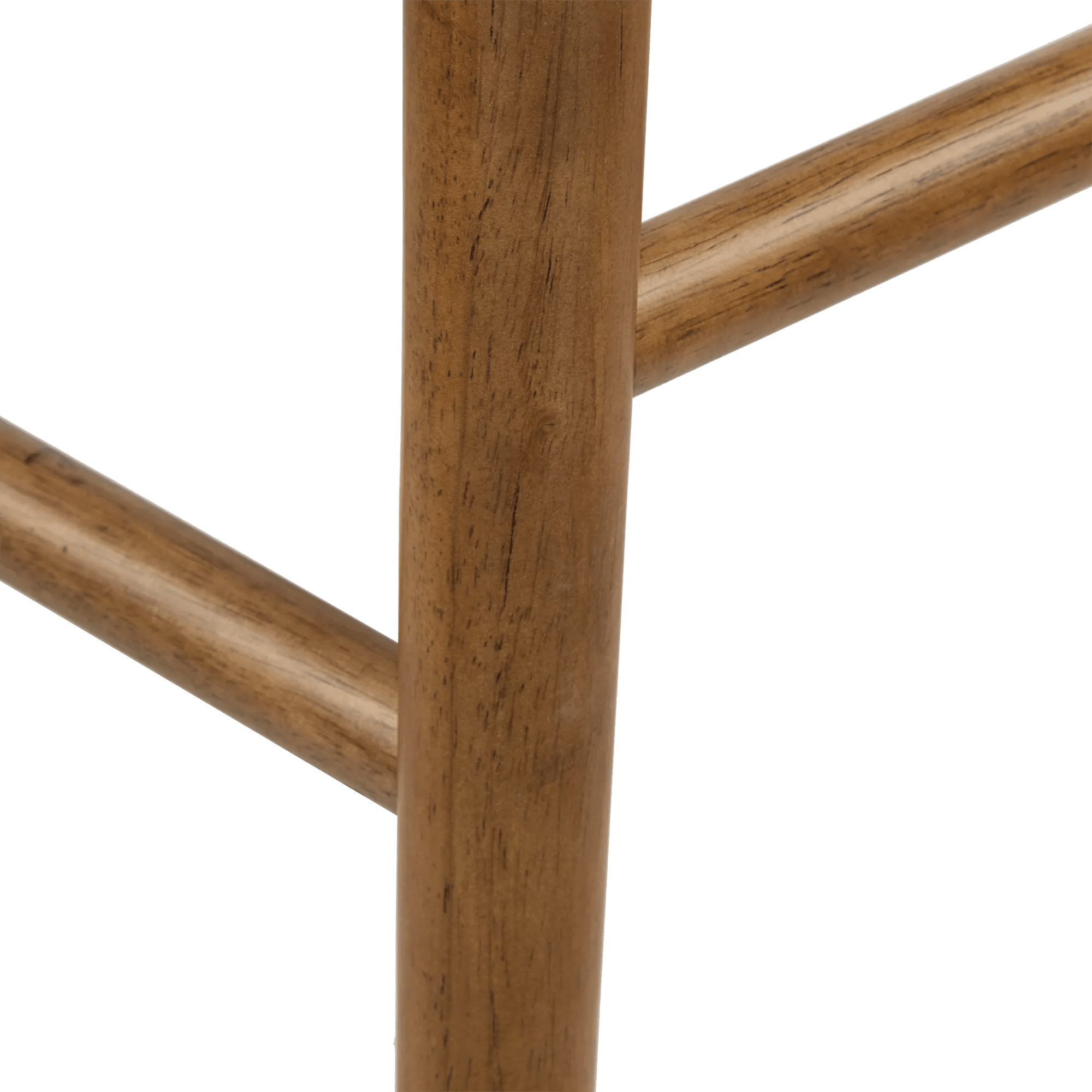 Fabric and Wood Counter Stool