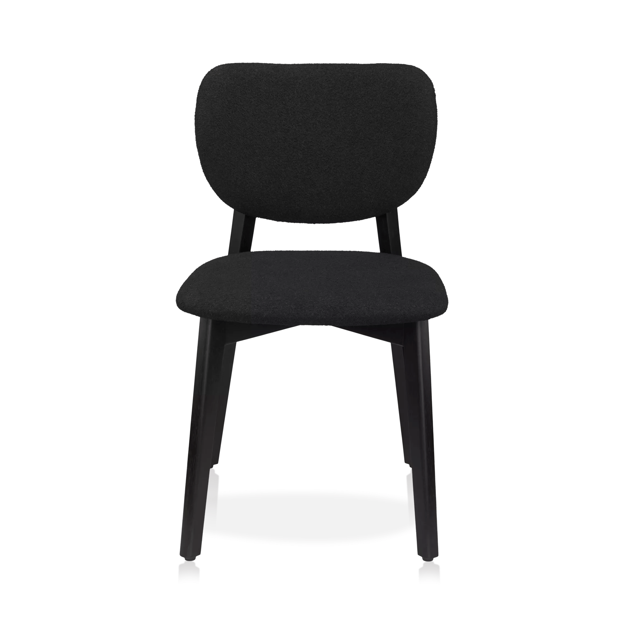 Fabric and Wood Dining Chair