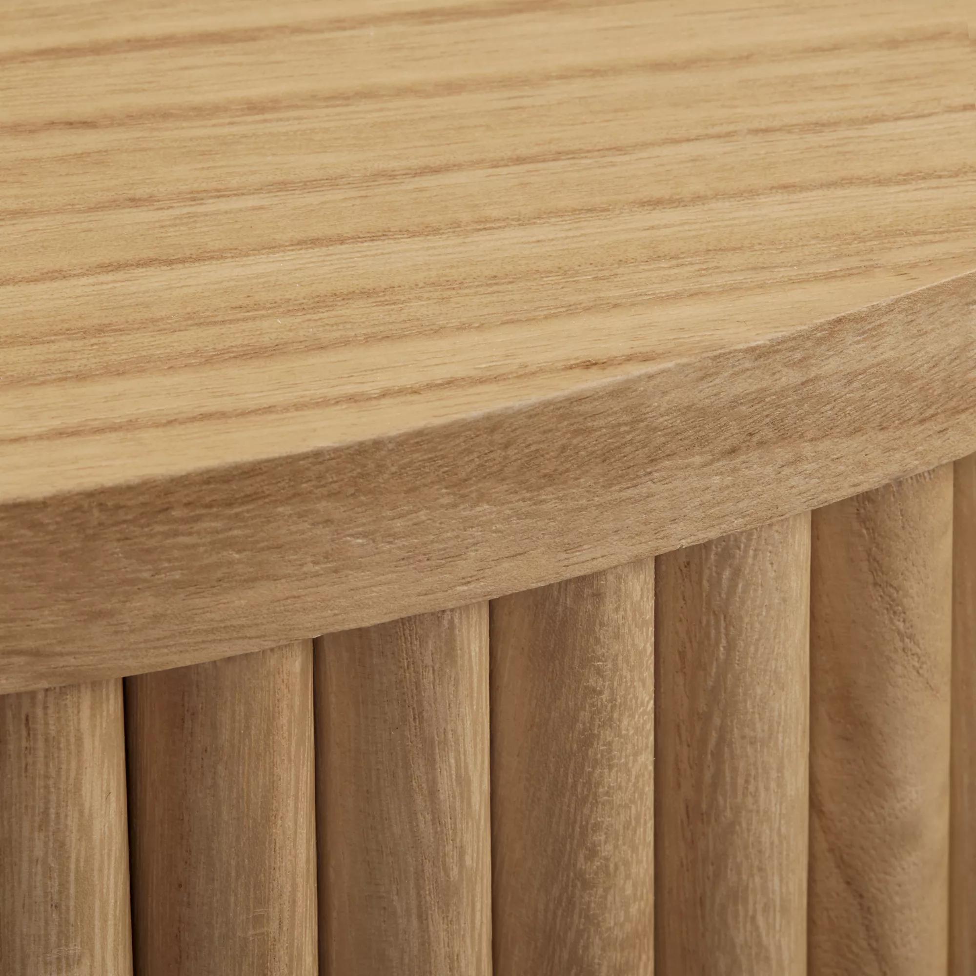 Natural Wood Coffee Table