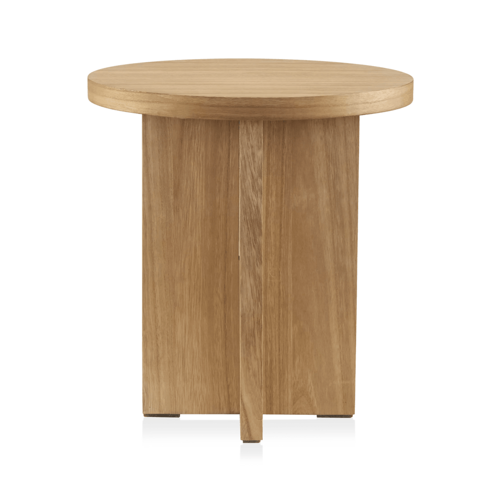 Wooden Round Side Table