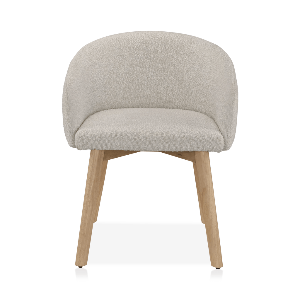 Fabric and Wood Dining Chair