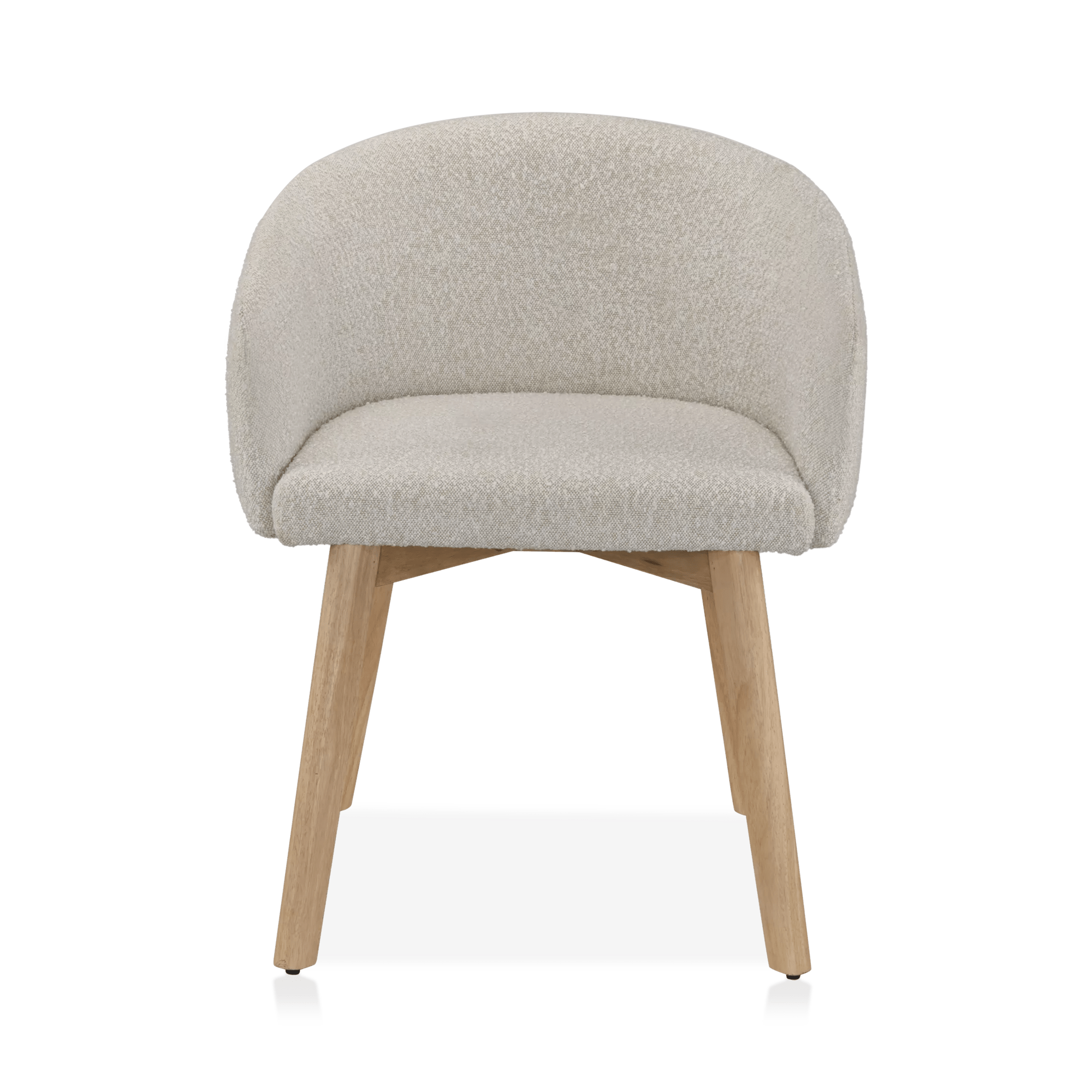 Fabric and Wood Dining Chair