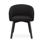 Fabric and Wood Dining Chair