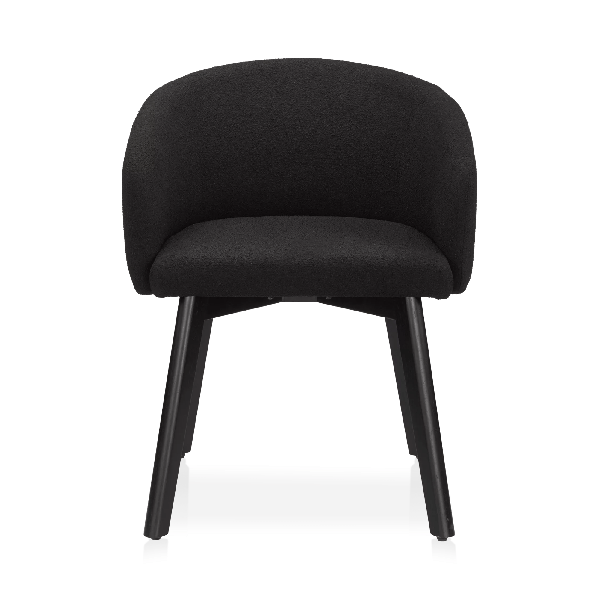 Fabric and Wood Dining Chair