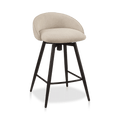 Fabric and Metal Bar Stool