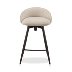 Fabric and Metal Bar Stool