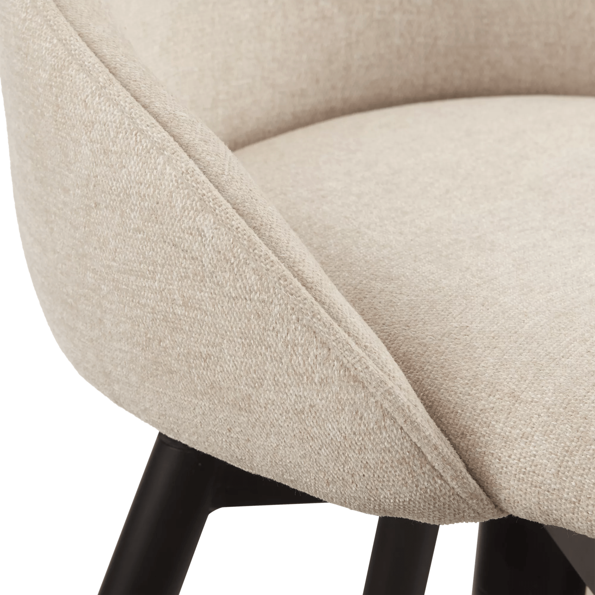 Fabric and Metal Bar Stool